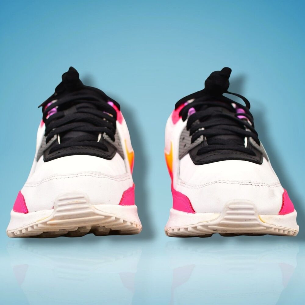Nike Air Max 90 LTR (GS) Size 7Y Women's Size 8.5 White Pink Black DM8685-100 - Picture 3 of 9